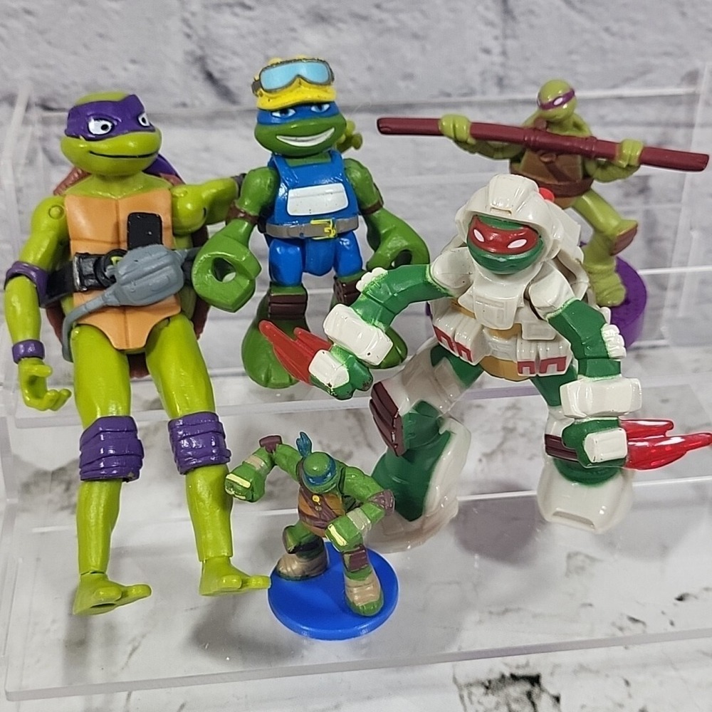 Teenage Mutant Ninja Turtles TMNT Figures‎ Assorted Lot of 5